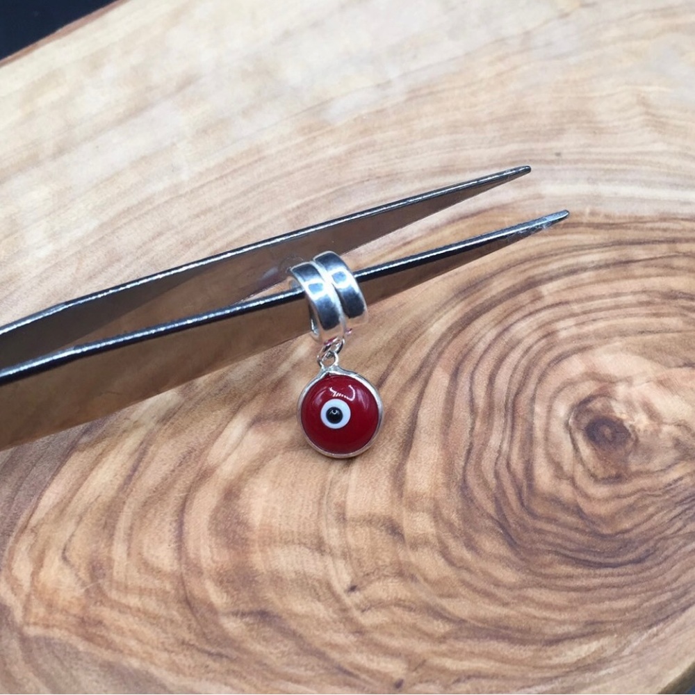 Evil eye 🧿 charm (sterling silver)